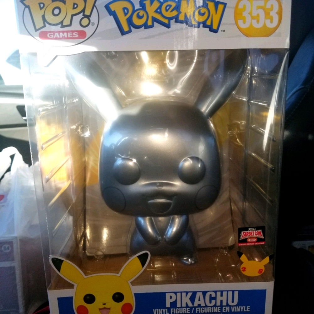 10' Metallic Pikachu TargetCon Exclusive Funko Pop